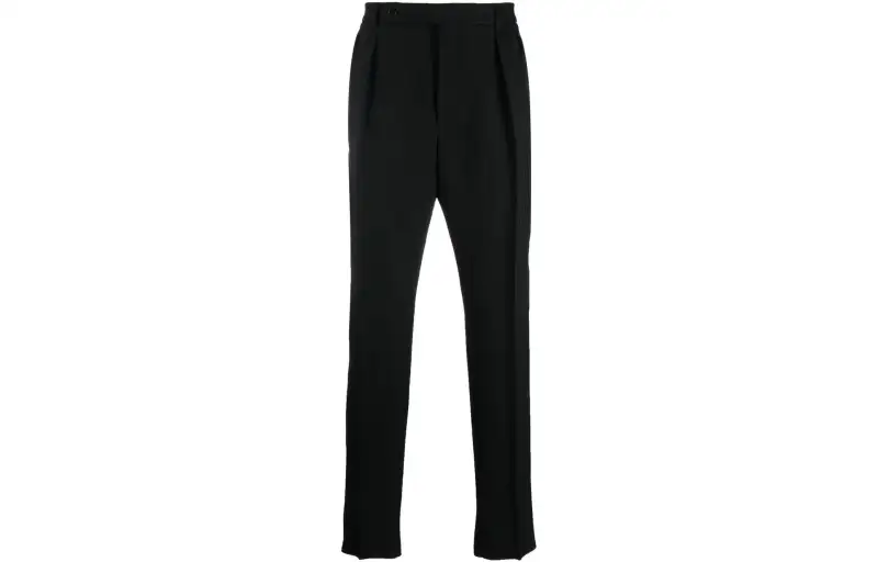 SAINT LAURENT High Waist Striped Pants