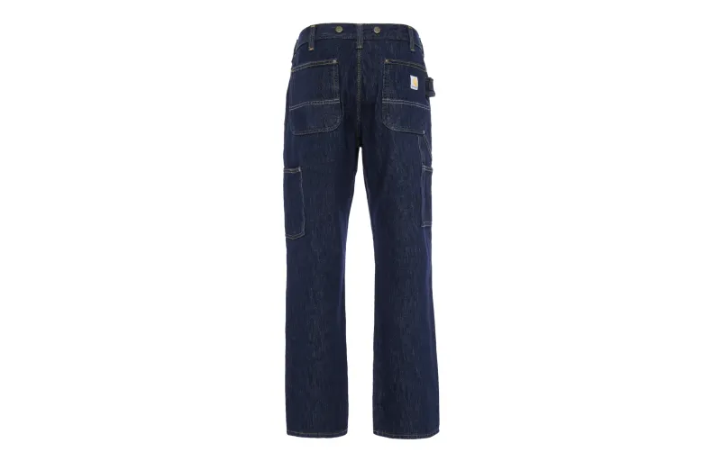 Carhartt 103890 HEAVYWEIGHT DOUBLE FRONT UTILITY LOGGER JEAN Jeans Relaxed Fit Men's BLUE/Blue