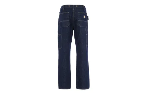 Carhartt 103890 HEAVYWEIGHT DOUBLE FRONT UTILITY LOGGER JEAN Jeans Relaxed Fit Men's BLUE/Blue