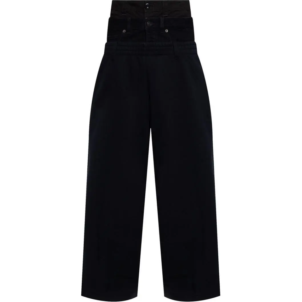 Balenciaga FW24 Casual Pants Men's Black