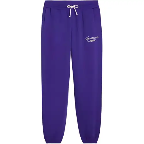 PUMA Knitted Sweatpants Men's Purple