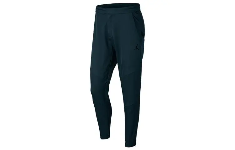 Jordan Sport Casual Pants Men's Dark Green Moderate Cuffed Pants