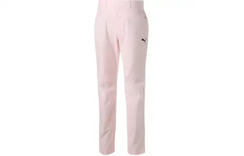 PUMA Casual Pants Men's Pink Moderate Straight Fit Pants