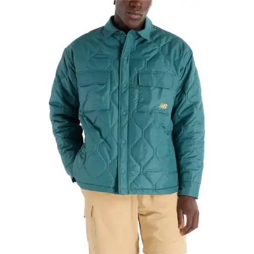 New Balance FW24 Lindor Quilted Long Sleeve Jacket Men's New Spruce