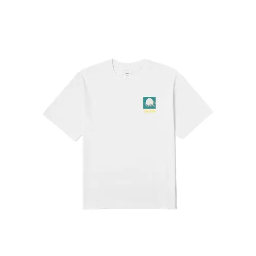 Vans T Shirts Unisex White Crew Neck Moderate