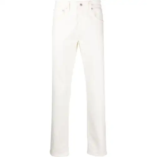 KENZO Logo Patch Straight Leg Denim Jeans