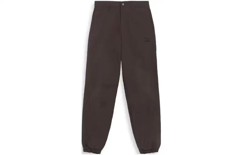 PUMA HYO RI Casual Pants Unisex Brown Moderate Cuffed Pants