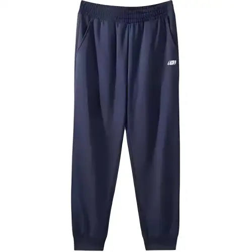 Skechers Colorful Knitted Sweatpants Men's Navy Blue