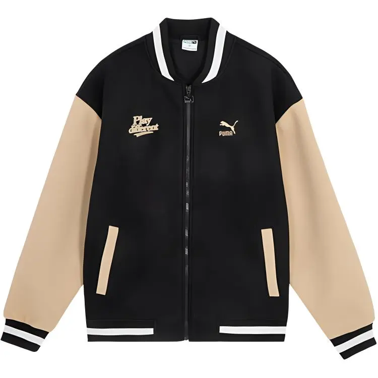 PUMA Baseball Jacket Unisex Black