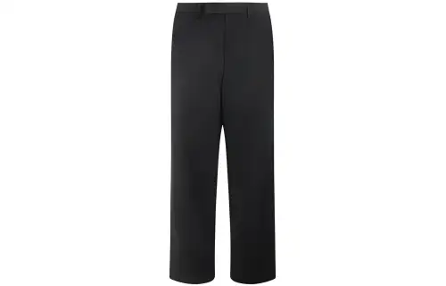 PRADA Logo Plaque Straight Leg Pants