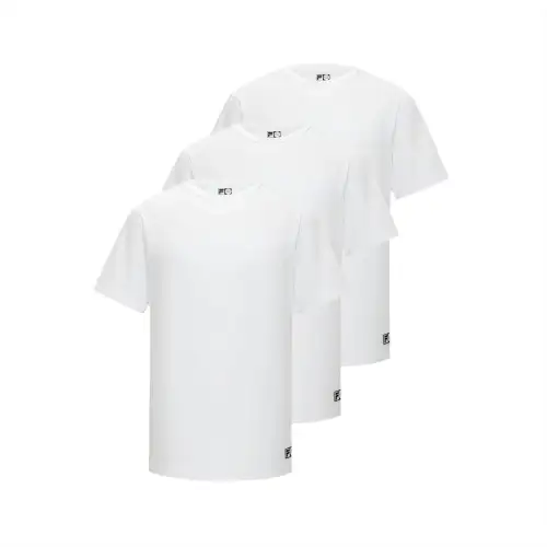 FILA T Shirt Men's 3 Pack 3 Pack White