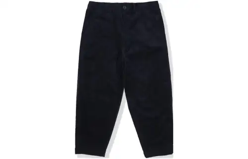 Bape Black Corduroy Chino Pants