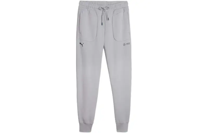 PUMA Jogging Knitted Sweatpants Men's Team Silver