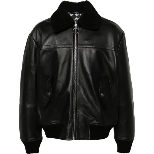 VERSACE JEANS COUTURE Leather Jacket