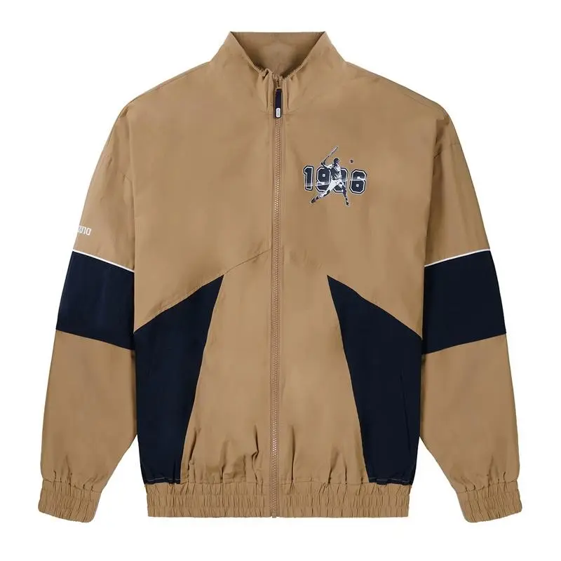 Mizuno Heritage Baseball Jacket Men's Honey Brown