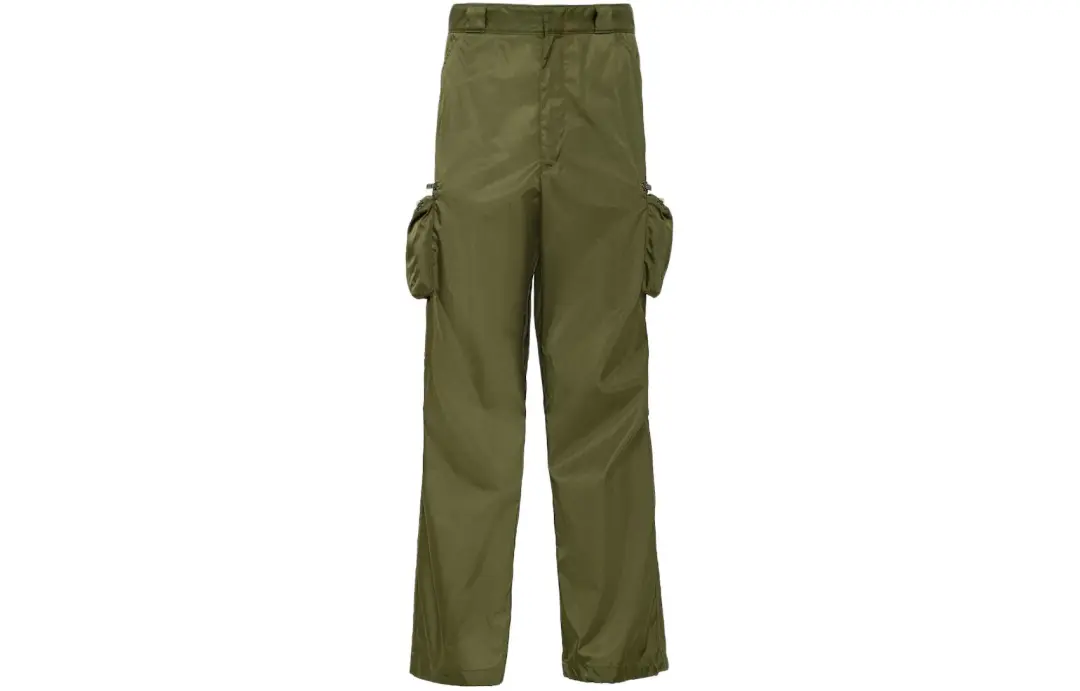 PRADA Re Nylon Pants Casual Pants Men's Green