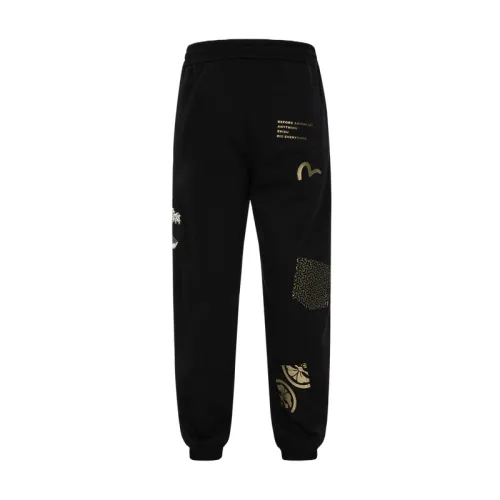 EVISU Logo print Track Trousers