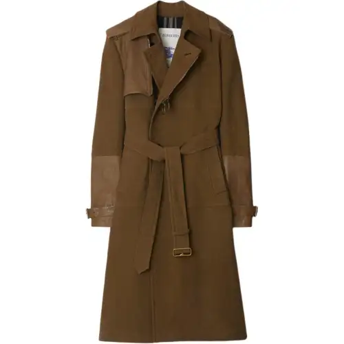 Burberry panelled trench coat