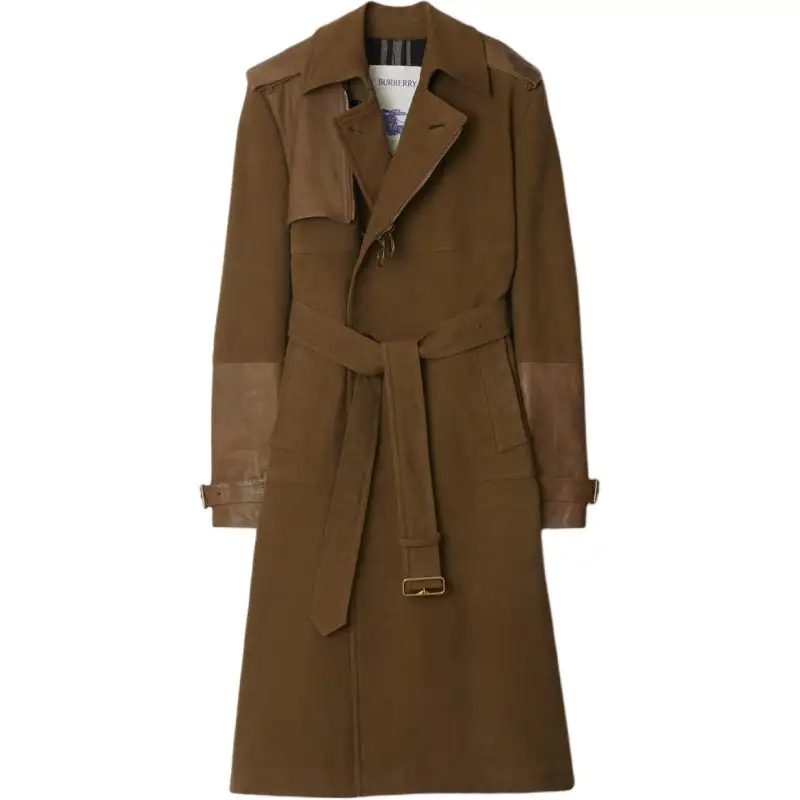 Burberry panelled trench coat