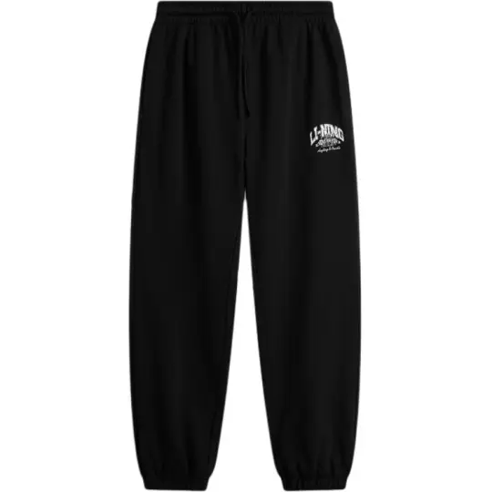 Li Ning Sports Fashion Collection Knitted Sweatpants Men's Black