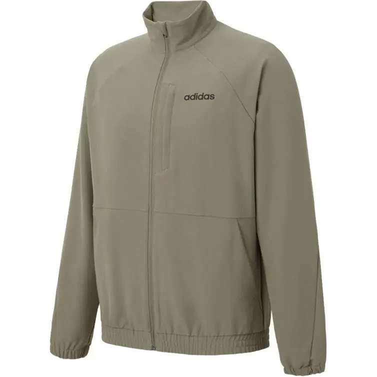 Adidas Jackets Men's Tan Stand Collar Moderate