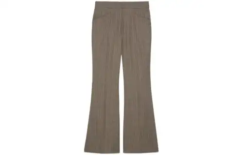 GUCCI Casual Pants Men's Brown Moderate Flared Pants