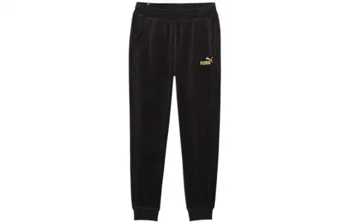 PUMA Knitted Sweatpants Men's Black