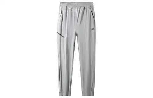 New Balance Casual Pants Men's Gray Moderate Cuffed Pants