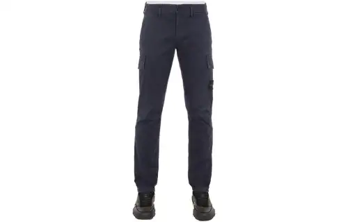 STONE ISLAND Casual Pants Men's Dark Blue Moderate Straight Fit Pants