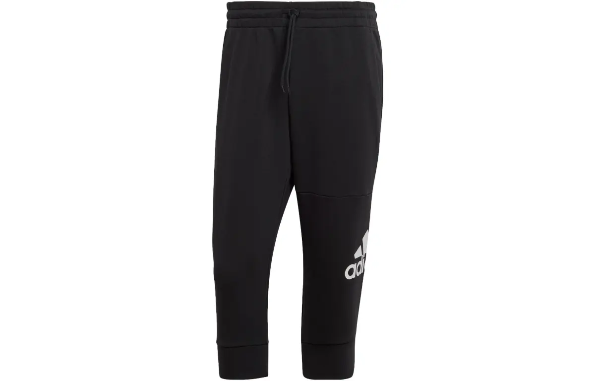 Adidas ESSENTIALS Big Logo 3/4 Pants Casual Pants Men's Black