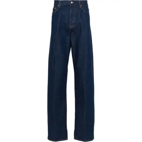 Gucci logo-patch straight jeans