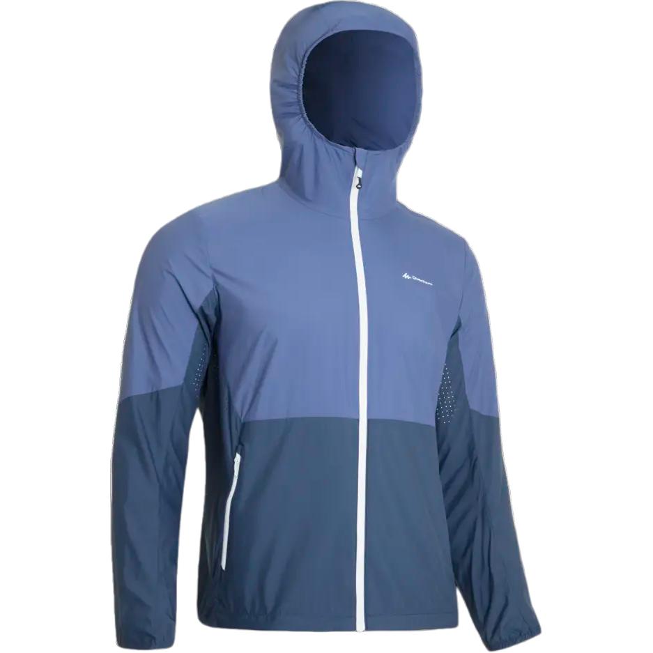 Decathlon DECATHLON QUECHUA HELIUM 500 sun protection and windproof lightweight breathable long-sleeved jacket men's gray slate blue
