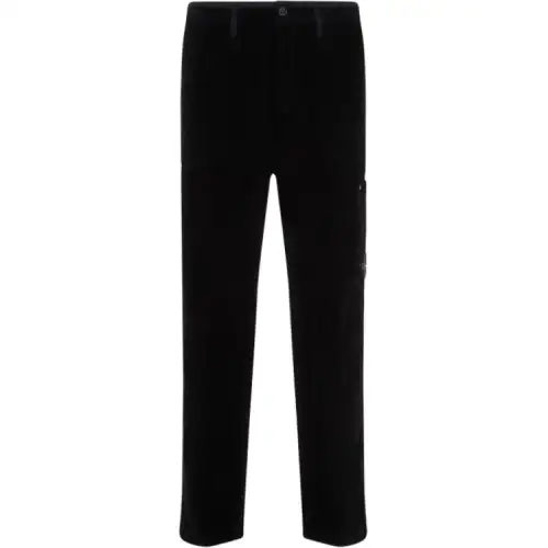 STONE ISLAND Logo Patch Corduroy Trousers