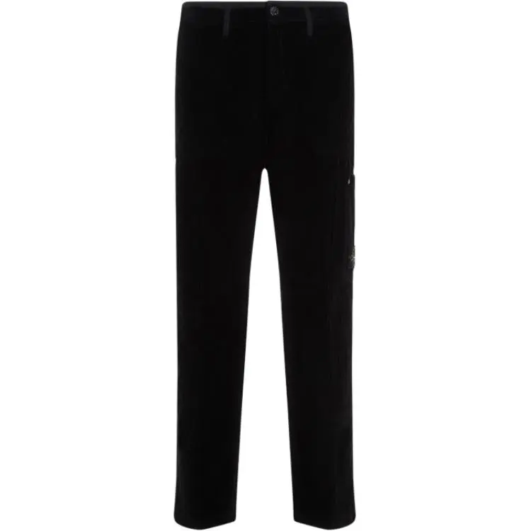 STONE ISLAND Logo Patch Corduroy Trousers