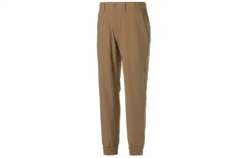 PUMA Casual Pants Men's Khaki Moderate Cuffed Pants