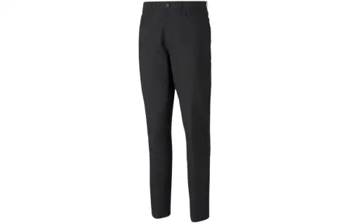 PUMA CLASSICS Casual Pants Men's Black Moderate Straight Fit Pants