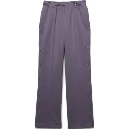 ASICS AW24 SIDE SNAP KNIT PANTS Knitted Sweatpants Unisex Lavender Gray