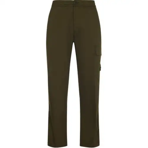 STONE ISLAND Pressed Crease Straight Leg Trousers