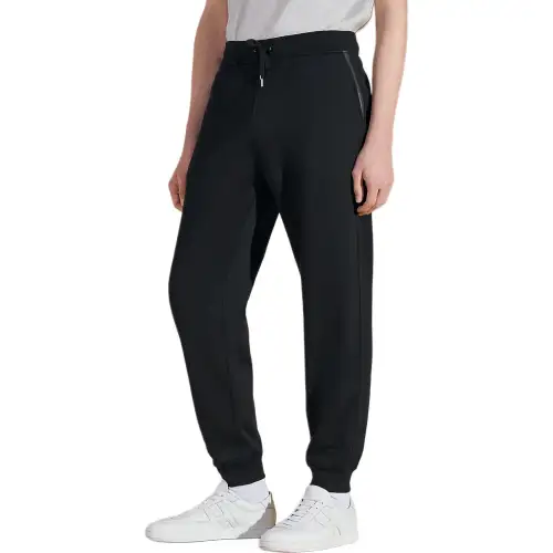 HERMES SS24 Knitted Sweatpants Men's Black