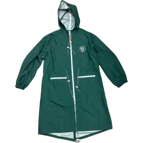 LOEWE Trench Coats Men's Green Hooded Moderate Other