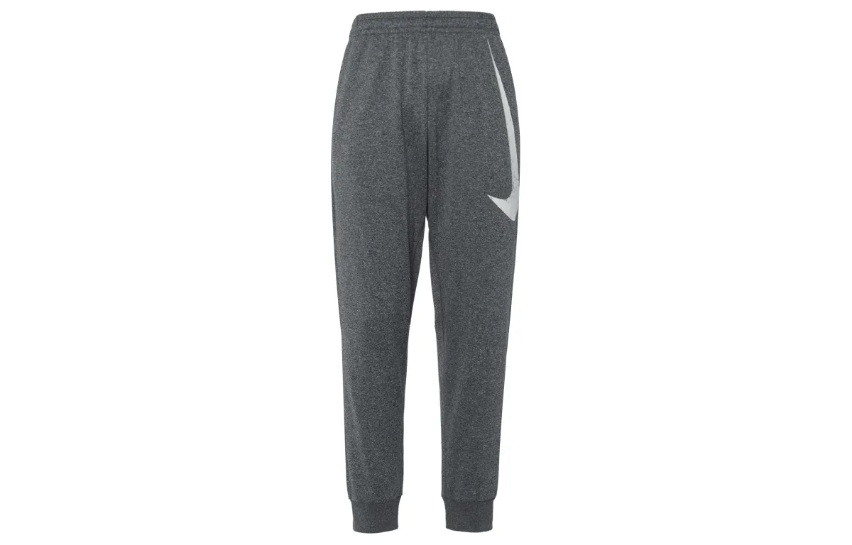 Nike Therma FIT Lace Up Fashion Versatile Fleece Lined Knitted Sweatpants Men's Black