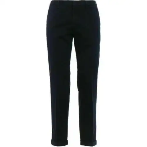 PRADA Casual Pants Men's Dark Blue Moderate Slim Fit Pants