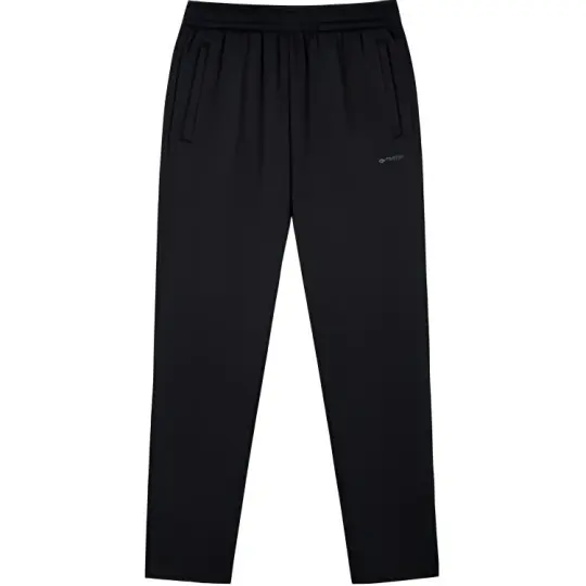 361° Variety Training Collection Letter Fleece Lined Straight Fit Mid Rise Knitted Sweatpants Men's Super Black