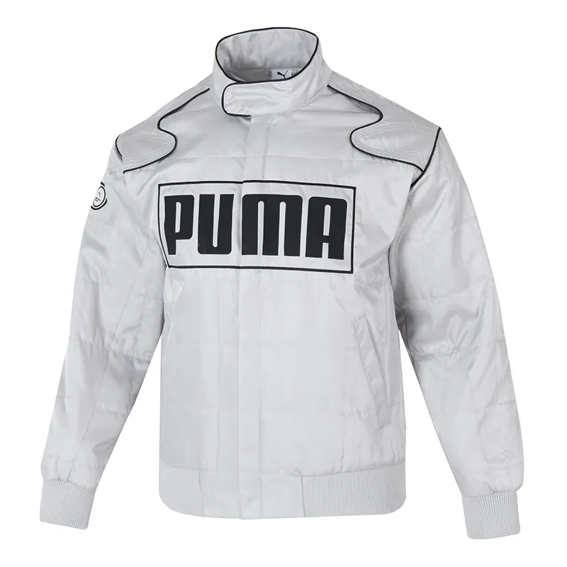 PUMA Rose Puffer Jacket Unisex Gray