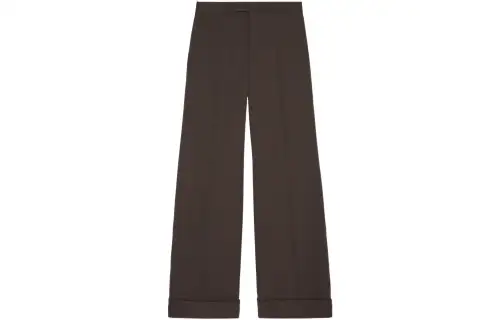 【Previous Season】wide-leg gabardine trousers