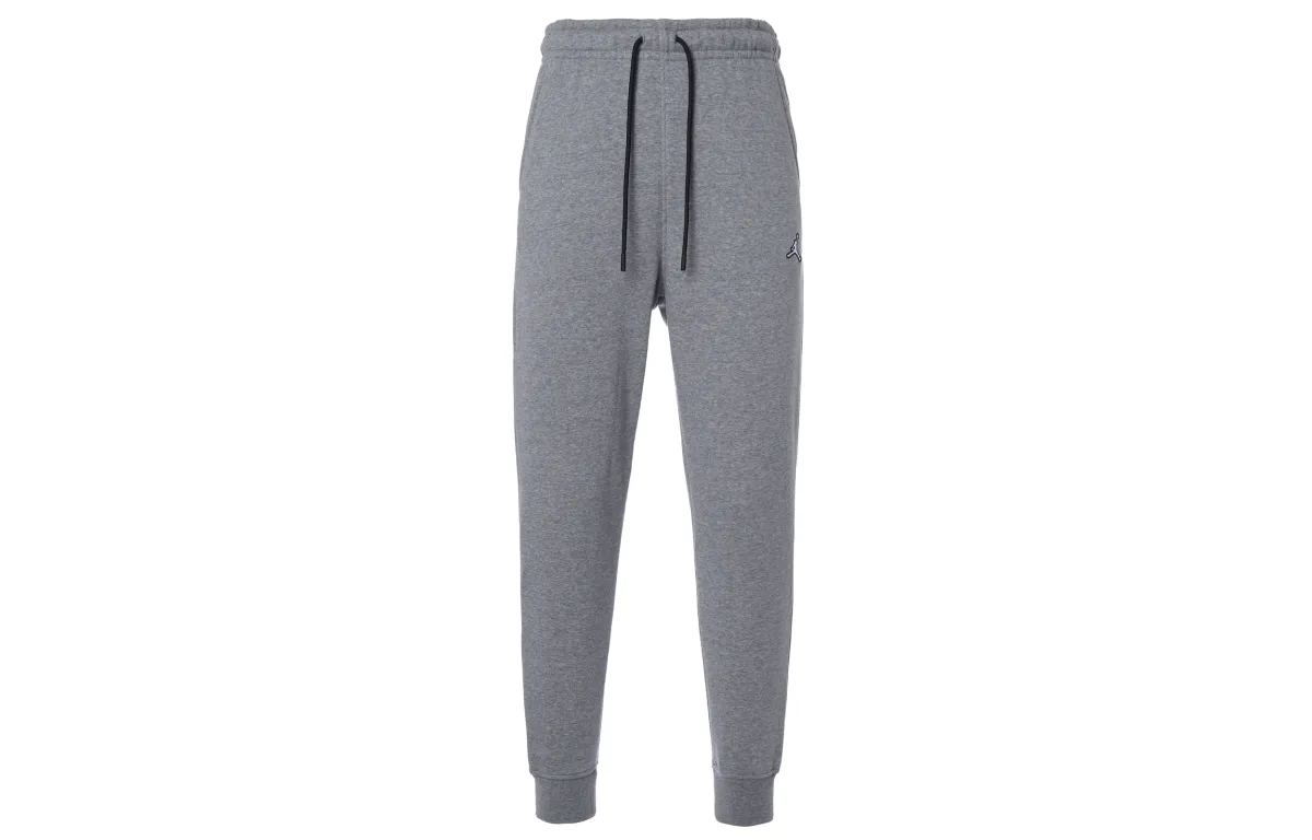 Jordan Casual Pants Men's Gray Moderate Straight Fit Pants