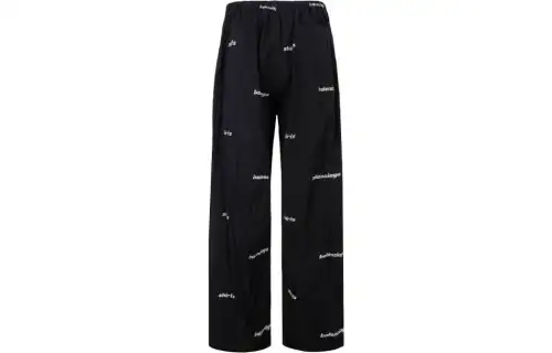 Balenciaga Logo-print Cotton Trousers