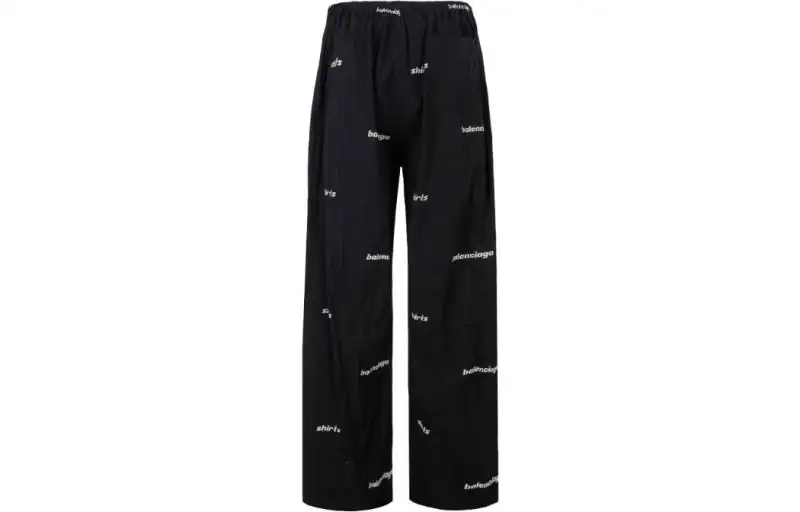 Balenciaga Logo-print Cotton Trousers