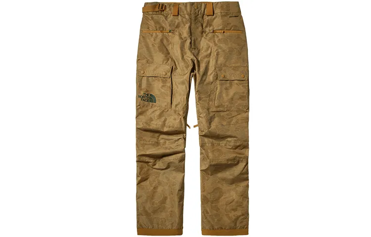 THE NORTH FACE Windbreaker Pants Men's Brown Moderate Straight Fit Pants