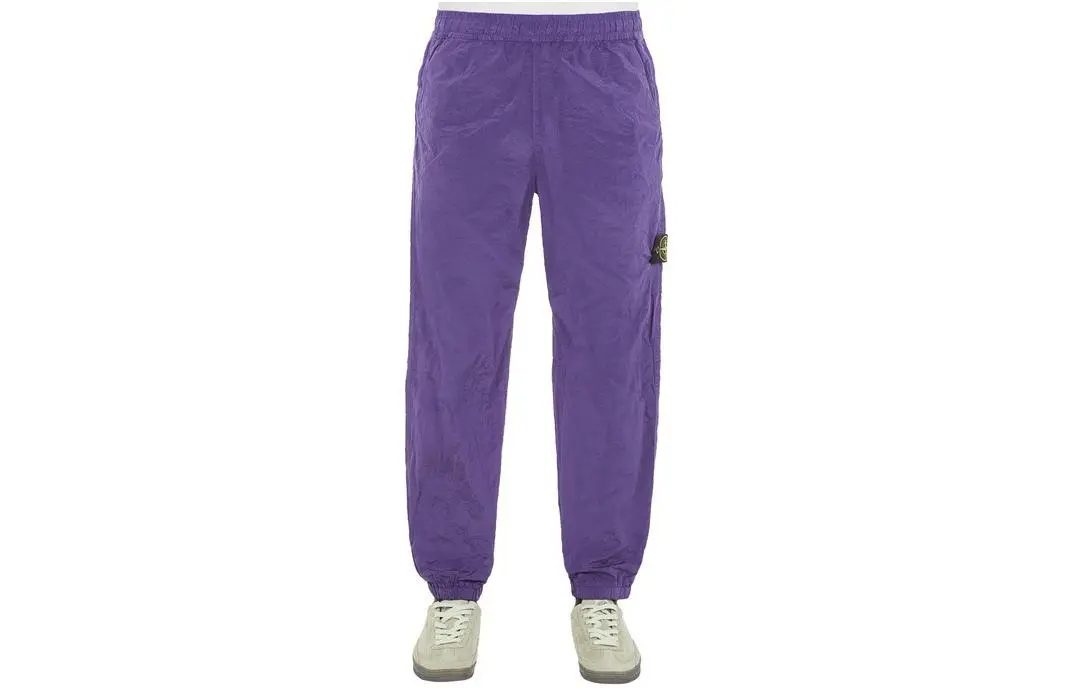 STONE ISLAND Casual Pants Men's Purple